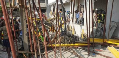 Côte d'Ivoire : Effondrement d'immeuble à Marcory, le responsable de l'entreprise de construction reconnaît son erreur et se confond en excuses