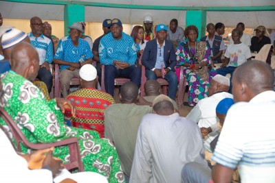 Côte d'Ivoire : En tournée dans le  Worodougou, Stéphane Kipré reçu par les Cinq grandes familles de la Région