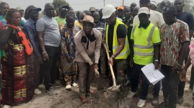 Côte d'Ivoire : Mankono, le commissariat offert par la population sort de terre