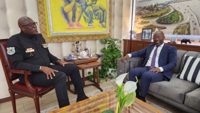 Côte d'Ivoire : Reçu par Youssouf Kouyaté, Blé Goudé salue le professionnalisme  de la police lors de son retour au pays