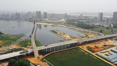 Côte d'Ivoire : Le pont de Cocody opérationnel en avril 2023, assure le ministre Amédé Koffi Kouakou