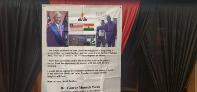 Ghana-Liberia :  Compassions et soutien de George Weah à la famille de Christian Atsu à Accra