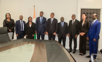 Côte d'Ivoire : Construction de 25 000 logements sociaux, Bruno Koné échange avec une délégation de la BOAD