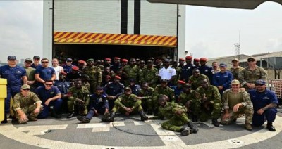 Côte d'Ivoire : Visite du navire de la Garde Côte Américaine USCGC Spencer (WMEC 905) à Abidjan