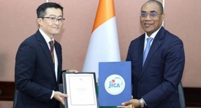 Côte d'Ivoire :    70 800 000 000 FCFA de la JICA pour le financement du Programme d'Appui d'Urgence à la sécurité alimentaire