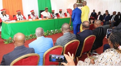 Côte d'Ivoire : Prestation de Serment du Représentant du PPA-CI au sein de la CEI, le Président du Conseil Constitutionnel : « Faites une différence entre le militant et le responsable électoral »