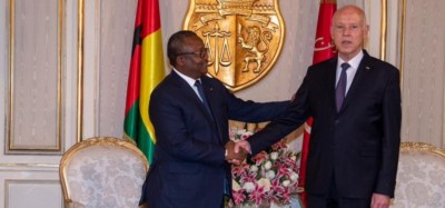 CEDEAO : Reçu par Kaïs Saeed, Umaro Sissoco Embaló affirme que les propos de son homologue à l'encontre des migrants ont été mal interprétés