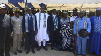 Côte d'Ivoire : Intronisation du nouveau Chef de village de Béoumi Nanan Dje Kouadio II, le geste fait au nom du chef de l'Etat