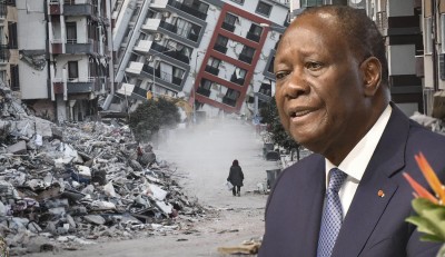 Côte d'Ivoire :    Séisme du 6 février 2023 en Türkiye, don de 618 millions de FCFA de Ouattara au peuple turc