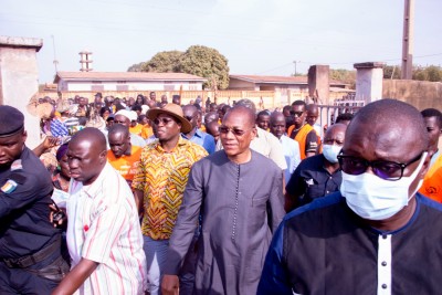 Côte d'Ivoire : En mission dans la Bagoué, Bruno Koné «Notre mission est d'emmener le développement partout dans notre région »