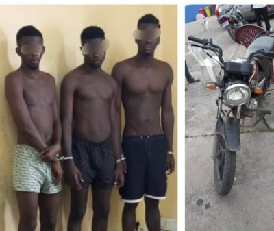 Côte d'Ivoire : Koumassi, spécialisé dans le vol présumé de moto, un gang démantelé