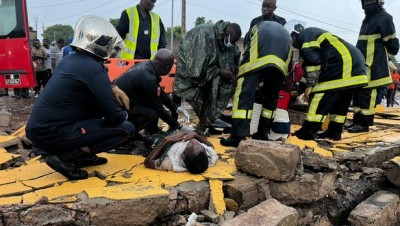 Côte d'Ivoire : Bouaké, sous une forte pluie, la clôture d'un lycée s'effondre et tue un élève qui cherchait à s'abriter