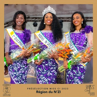 Côte d'Ivoire :  Présélection de la région du N'Zi, Djihony Mylène bachelor 3 marketing communication, élue Miss Dimbokro qualifiée pour la finale du 1er juillet