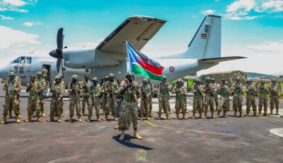 RDC :  Arrivée du deuxième contingent du Soudan du sud dans l'est