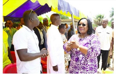 Côte d'Ivoire : Anne Ouloto aux autres politiques du Cavally « Nous avons trop souffert dans la région, il n'est plus question de perturber les populations locales »