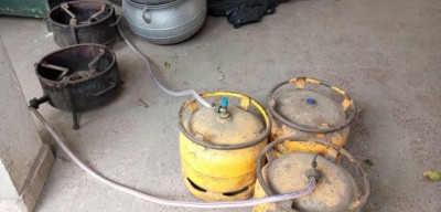 Côte d'Ivoire : Abobo, en plein marché, une station frauduleuse de conditionnement et transvasement de gaz butane, démantelée