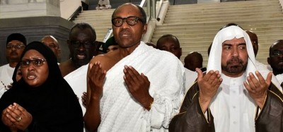 Nigeria :   Prière de fin de mandat de Buhari à La Mecque