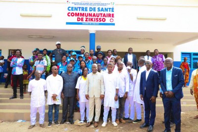 Côte d'Ivoire : Lôh-Djiboua, le Centre de Santé Urbain de Zikisso inauguré et équipé
