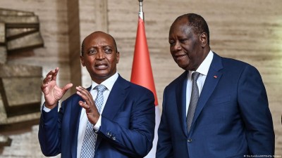Côte d'Ivoire : CAN 2023, Motsepe exprime sa gratitude au Président Ouattara et à son premier ministre