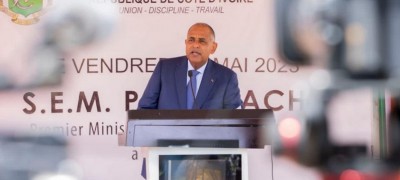 Côte d'Ivoire : Adzopé, Patrick Achi lance les travaux de construction d'un Centre de Service Civique d'une capacité de 500 pensionnaires dans le village d'Abou Sėkakoi