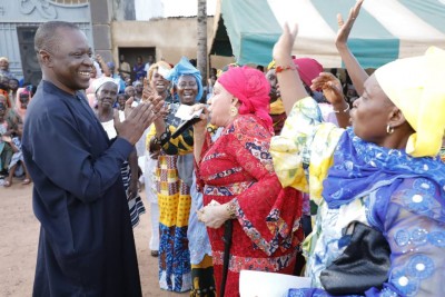 Côte d'Ivoire : Bouaké, Amadou Koné sollicite la bénédiction de Beaufort, le quartier de son enfance