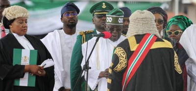 Nigeria :  Prestation de serment, engagements et priorités du 16e Président, Bola Tinubu