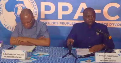 Côte d'Ivoire : Gbagbo radié de la liste électorale depuis 2020, pour Oulaye, cela fait peser de réels risques sur les prochaines élections au Pays, ce que le PPA-CI prévoit de faire