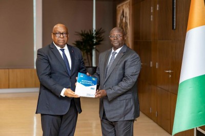 Côte d'Ivoire : Remise du rapport d'activité 2022 de la HACA, allocution du Président Me René Bourgoin