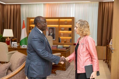 Côte d'Ivoire : Le Vice-Président Koné s'est entretenu avec la Directrice  exécutive du Programme des Nations Unies pour l'Environnement