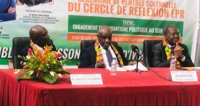 Côte d'Ivoire : Roger Adom donne le chemin à suivre aux jeunes du RHDP
