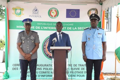 Côte d'Ivoire : Sécurité intérieure et transfrontalière, inauguration du centre opérationnel