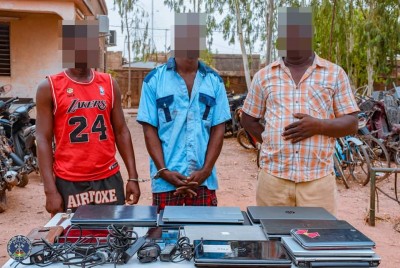 Burkina Faso : Trois présumés malfrats, spécialisés dans le vol, mis aux arrêts