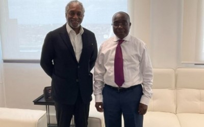 Côte d'Ivoire : Le fils du chef de l'Etat, David Ouattara exprime sa solidarité à  Bouaké Fofana par ce temps de forte saison des pluies qui a déjà fait des victimes