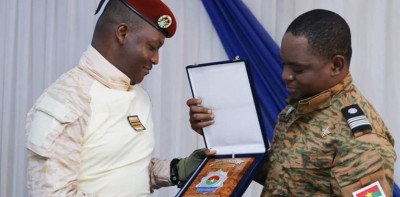 Burkina Faso : Le capitaine Ibrahim Traoré appelle la gendarmerie à travailler ensemble pour « récupérer notre territoire»