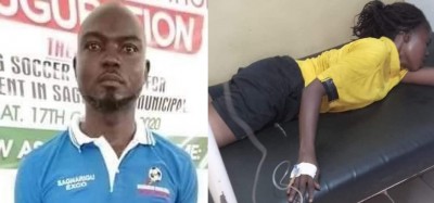 Ghana :  La police à la recherche de l'entraîneur Napari après agression d'une arbitre à Tamalé