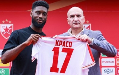 Côte d'Ivoire : L'éléphant Jean-Philippe Krasso quitte Saint-Etienne et s'engage pour 4 ans avec l'Etoile Rouge de Belgrade