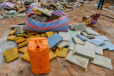 Burkina Faso : 33 tonnes de drogues saisies et incinérée à Ouagadougou