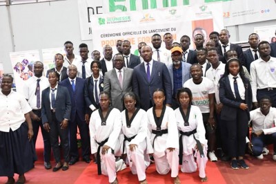 Côte d'Ivoire : Le projet de formation de 5000 jeunes dans les métiers de sport officiellement lancé