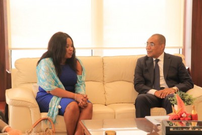 Côte d'Ivoire : La nouvelle Directrice des opérations de la Banque mondiale présente ses civilités au Ministre Adama Coulibaly