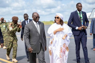 Côte d'Ivoire : Le Vice-Président de la République est arrivé à Bissau pour participer la Session extraordinaire de l'UEMOA et au 63ᵉ Sommet de la CEDEAO