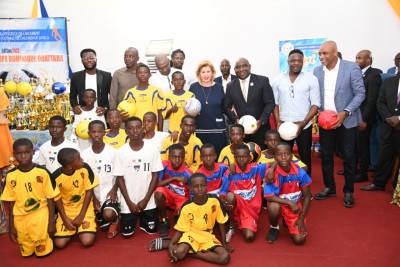 Côte d'Ivoire : 14ᵉ édition de la Coupe Dominique Ouattara, 70 localités du pays vont accueillir le tournoi de la Fondation Children Of Africa