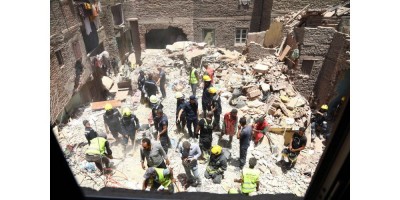 Egypte : 13 morts au moins dans l'effondrement d'un immeuble au Caire
