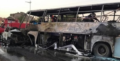 Algérie :  Au moins 34 morts carbonisés dans un violent accident de la route