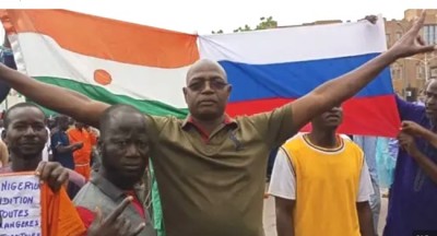 Niger : Manifestation de soutien aux mutins à Niamey, après le coup d' Etat