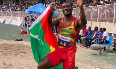Burkina Faso : Triple saut, Hughes Fabrice Zango bat le record des jeux de la francophonie