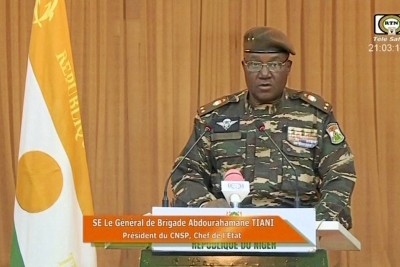 Niger : Le général Tiani annonce une transition de trois ans maximum et met en garde contre une «agression» de la CEDEAO