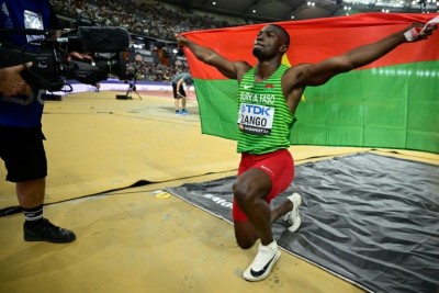 Burkina Faso : Hugues Fabrice Zango champion du monde du triple saut