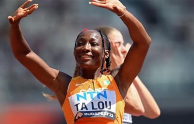Côte d'Ivoire : Depuis Budapest, Ta Lou avec le soutien de Ouattara composte son ticket pour les JO de Paris en 2024