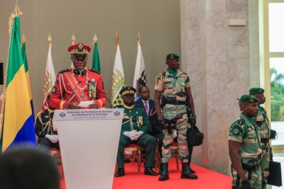 Gabon : A sa prestation de serment, le général Oligui promet le pouvoir aux civils sans fixer la durée de la transition