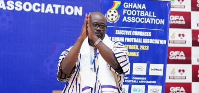 Ghana :  Football, Kurt Okraku réélu président de la GFA